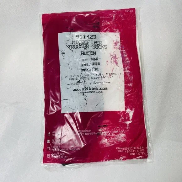 Silkies 2 Pack Trouser Socks Dark Brown Microfiber NEW Queen Size 911423 - Picture 2 of 6